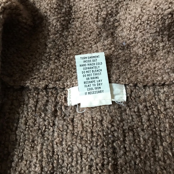 Anthro Sleeping On Snow Boucle Bow Cardigan - Picture 3 of 6